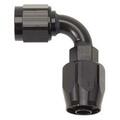 Russell-Edel 90 deg, -4 AN Full Flow Hose Ends - Black R62-610155